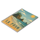 Carnet La Push, Bébé! Affiche d'art de voyage côtier vint (Côté gauche)
