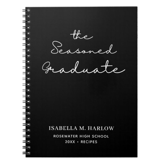 Carnet La recette personnalisée du diplômé chevronné (Devant)