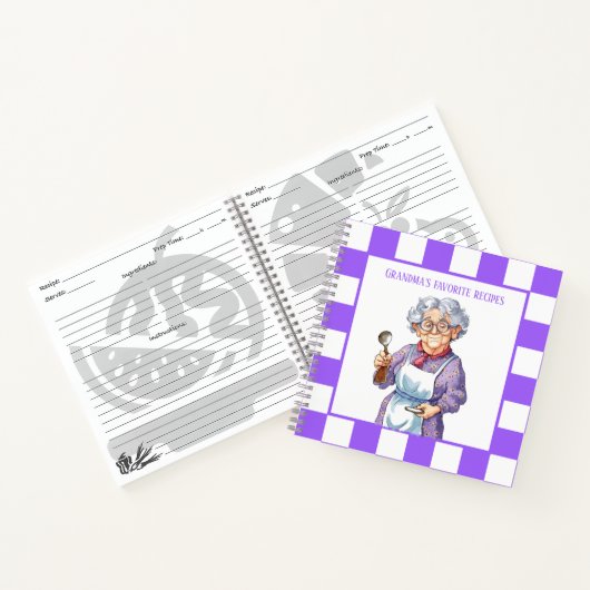 Carnet La recette préférée de la petite grand-mère (Intérieur)