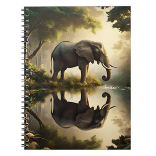 Carnet La réflexion d'un éléphant