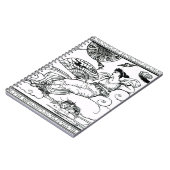 Carnet "La reine de l'air s'est précipitée dans la pièce (Côté gauche)