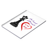 Carnet La reine de mon coeur (Côté gauche)