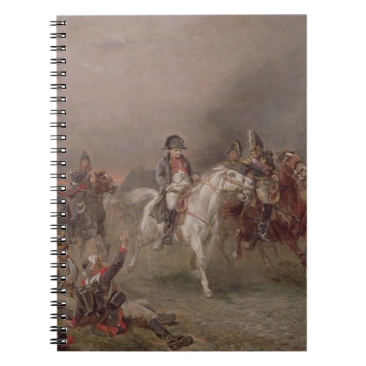 Carnet La retraite du napoléon (huile sur la toile) (Devant)
