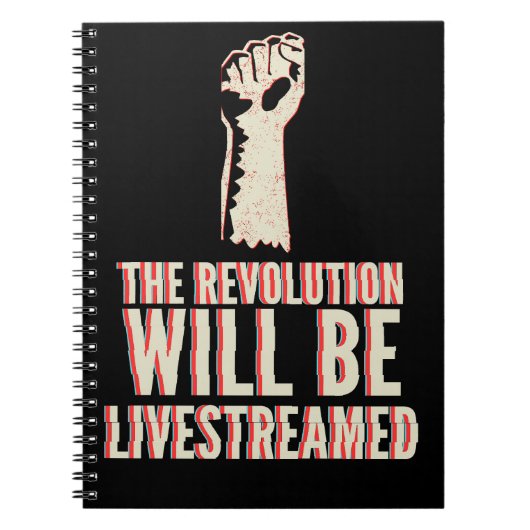 Carnet La révolution sera livestreamed (Devant)