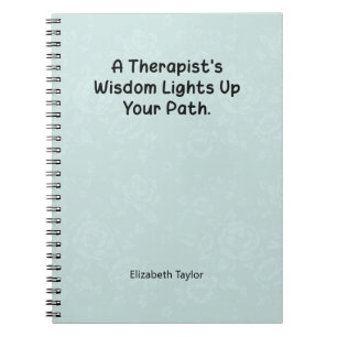 Carnet La sagesse du thérapeute éclaire votre chemin de g