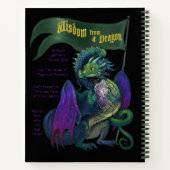 Carnet La sagesse d'un dragon (Dos)