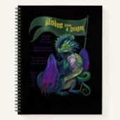 Carnet La sagesse d'un dragon (Devant)