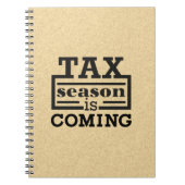 Carnet La saison fiscale arrive (Devant)