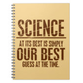 Carnet La science à son meilleur (Devant)