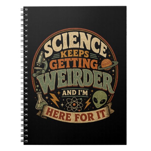 Carnet La science devient de plus en plus bizarre et j'ad (Devant)
