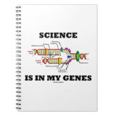 Carnet La science est dans mes gènes (réplication de l'AD (Devant)