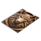 Carnet La sculpture sur bois de loup, (Côté gauche)