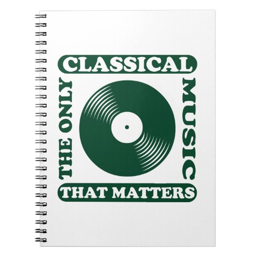 Carnet La Seule Musique Classique (Devant)