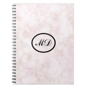 Carnet La Simplicité Élégante d'un Marbre Blanc