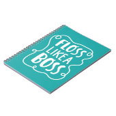 Carnet La soie aiment une expression dentaire du patron | (Côté gauche)