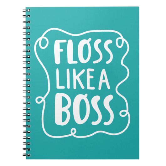 Carnet La soie aiment une expression dentaire du patron | (Devant)