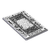 Carnet La solitude est une citation de vertu de Nietzsche (Côté Droit)