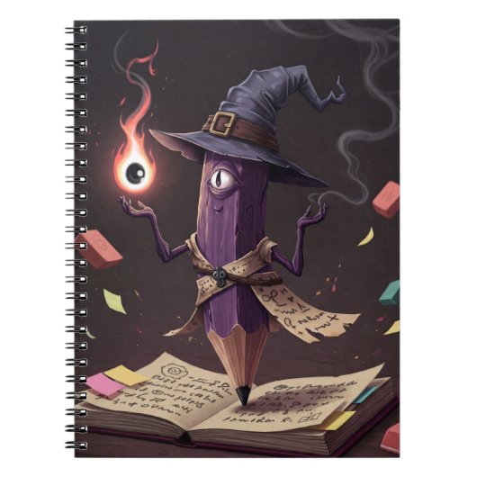 Carnet La Sorcière d'esquisse (Devant)