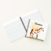 Carnet La spirale amérindienne personnalisée de l'enfant (Intérieur)