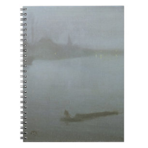 Carnet La Tamise - nocturne en bleu et argent, c.1872/8