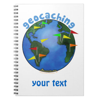 Carnet La terre bleue avec la coutume de Geocaching de