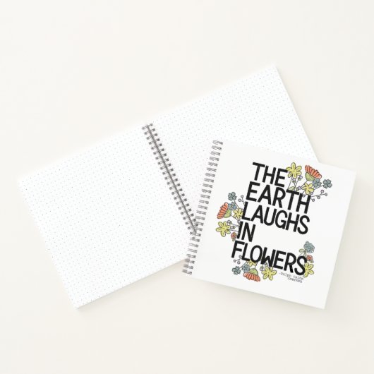 Carnet La Terre rit de fleurs (Intérieur)