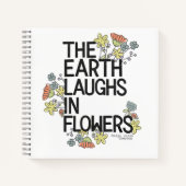 Carnet La Terre rit de fleurs (Devant)