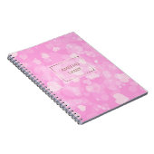 Carnet La texture abstraite du valentine de rose de (Côté Droit)