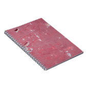 Carnet La texture de l'ancien mur avec des rayures, des f (Côté Droit)