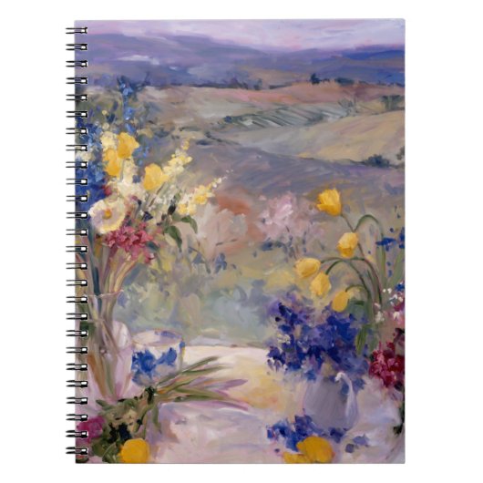Carnet La Toscane florale (Devant)