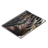 Carnet La Turquie sauvage Plumes I Abstrait Nature Design (Côté gauche)