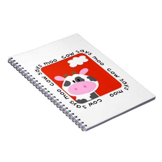Carnet La vache dit Moo (Côté Droit)