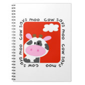 Carnet La vache dit Moo (Devant)