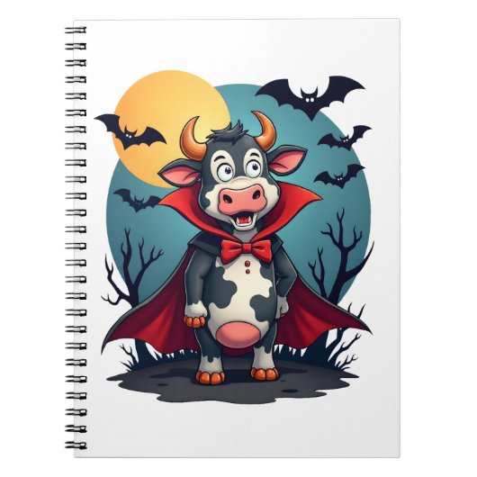 Carnet La vache Dracula se lève (Devant)