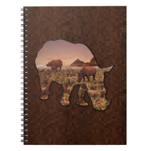 Carnet La Vallée Des Rhinos, (Devant)