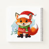Carnet La veille de Noël de Little Fox (Dos)