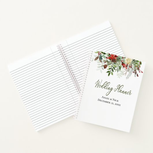Carnet La verdure de Noël |avec devis | Wedding planner (Intérieur)