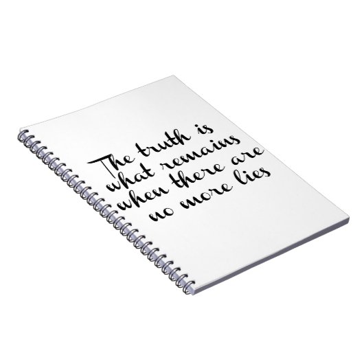 Carnet La vérité reste (Côté Droit)