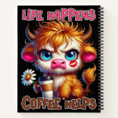 Carnet La vie arrive, le café aide (Dos)