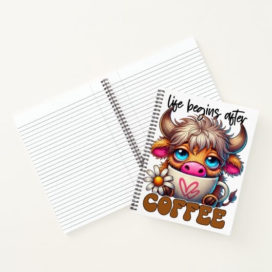 Carnet La vie commence après le café (Intérieur)