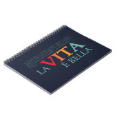 Carnet La vie est belle (Côté gauche)