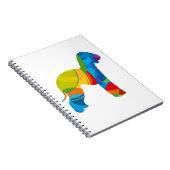 Carnet La vie est brillante avec Bedlington Terrier (Côté Droit)