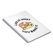 Carnet La vie est ce que vous en faites Gâteau drôle de j (Côté Droit)