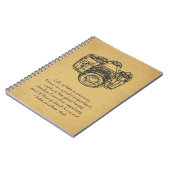 Carnet La vie est comme une citation d'appareil-photo, (Côté gauche)