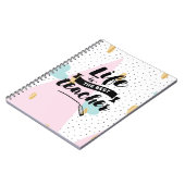 Carnet La vie est le meilleur professeur (Côté gauche)