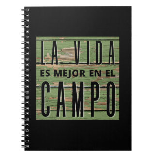 Carnet La Vie Est Meilleure à la Campagne