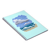 Carnet La vie est meilleure à la plage (Côté Droit)