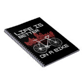 Carnet La vie est meilleure à vélo (Côté Droit)