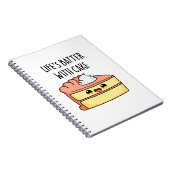 Carnet La vie est meilleure avec du gâteau Blague de gâte (Côté Droit)