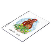 Carnet La vie est meilleure avec les poulets (Côté gauche)